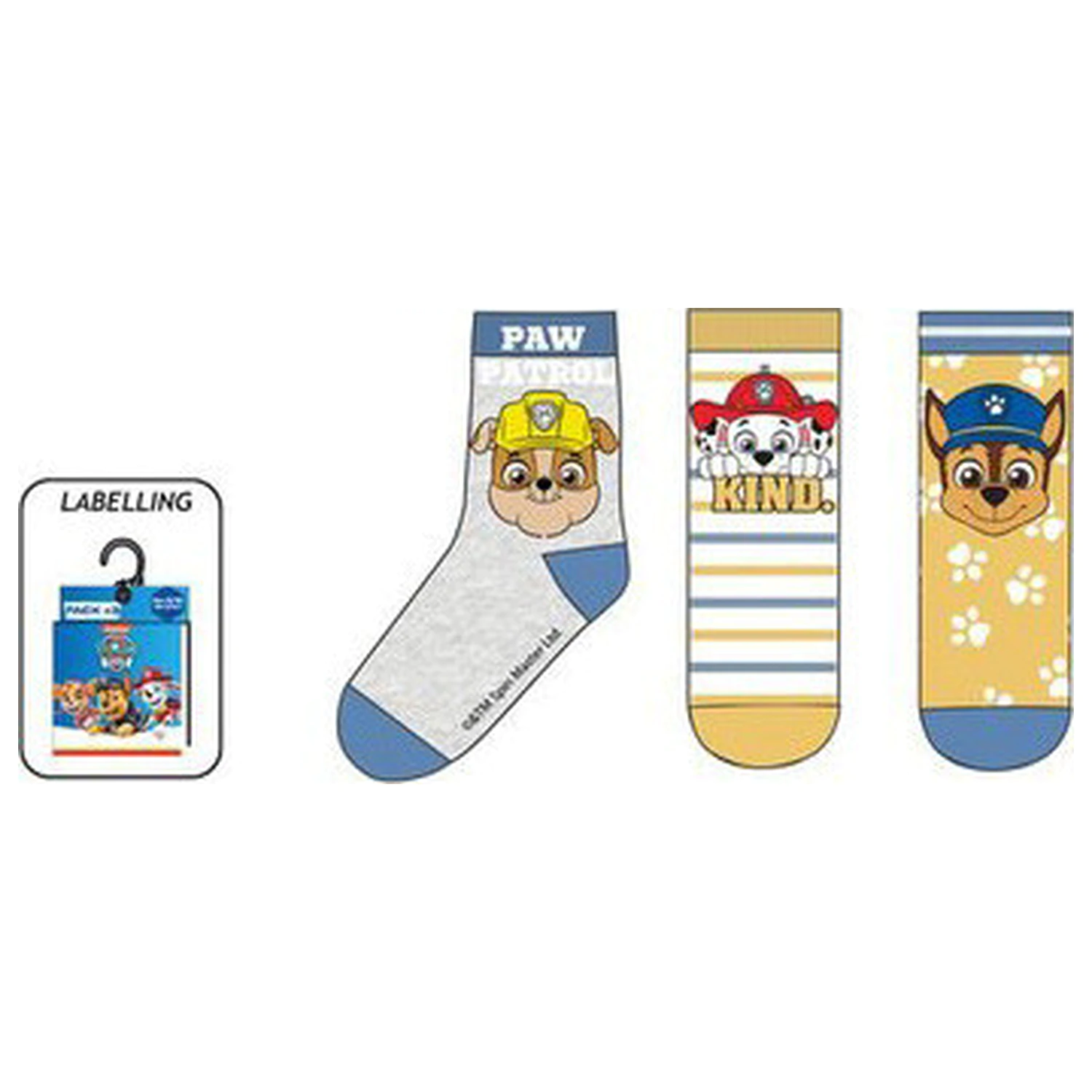 Paw Patrol Curious Kids Socks 23/26 product photo