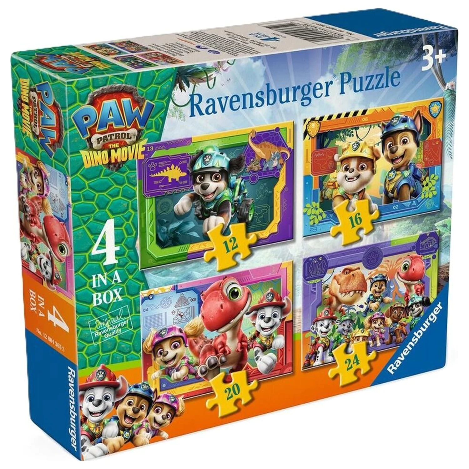 Paw Patrol Dino Movie puzzle 12-16-20-24pcs product photo