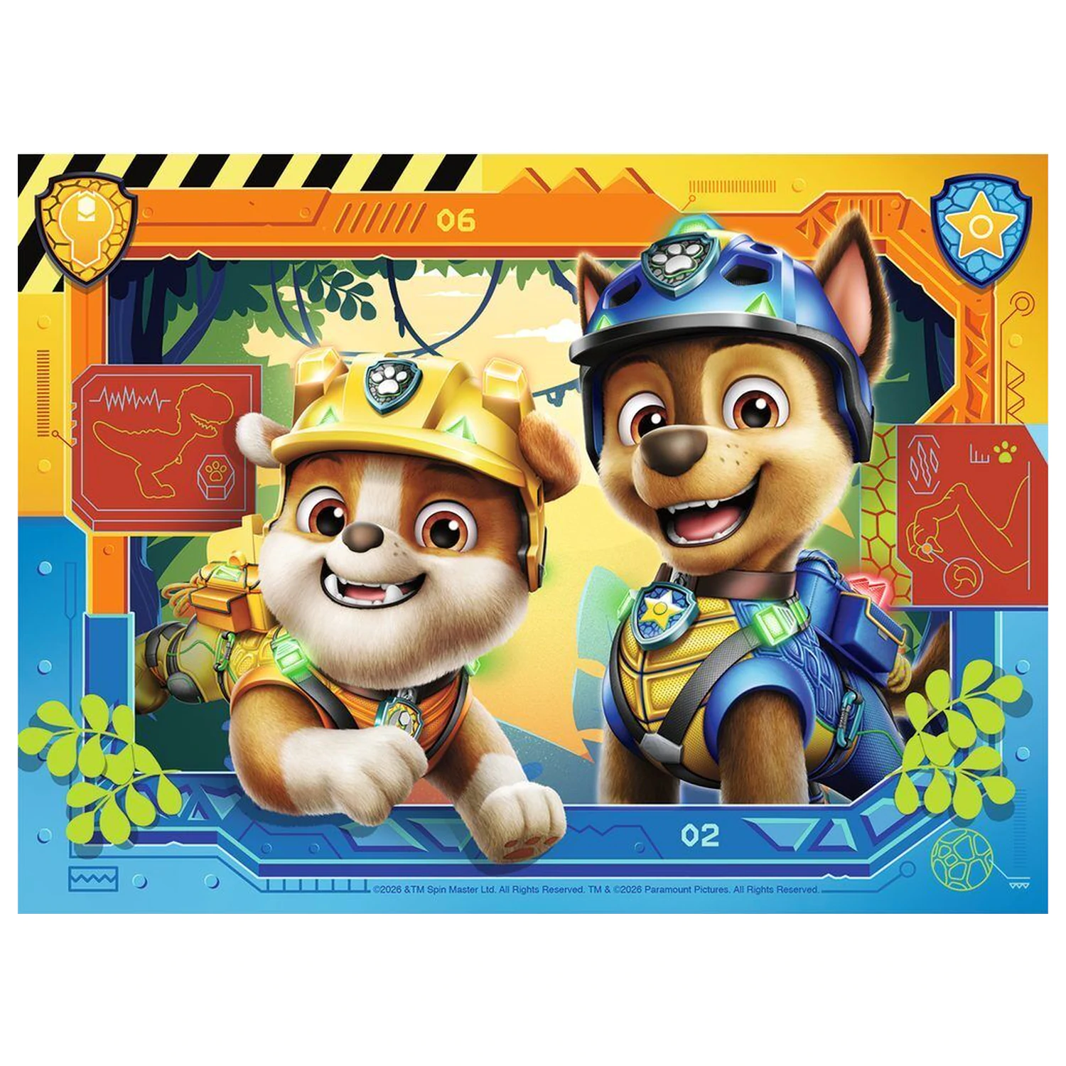 Paw Patrol Dino Movie puzzle 12-16-20-24pcs product photo