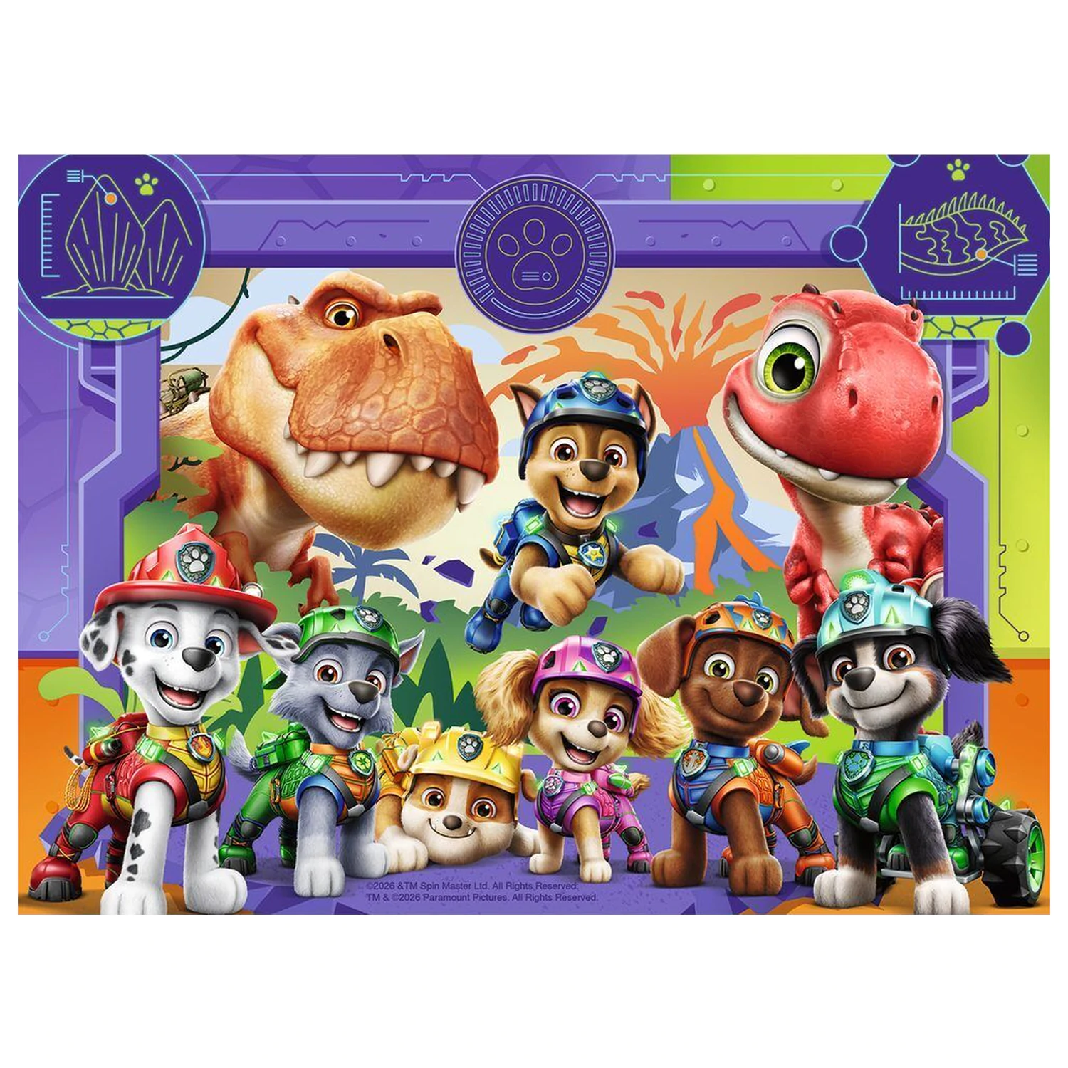 Paw Patrol Dino Movie puzzle 12-16-20-24pcs product photo