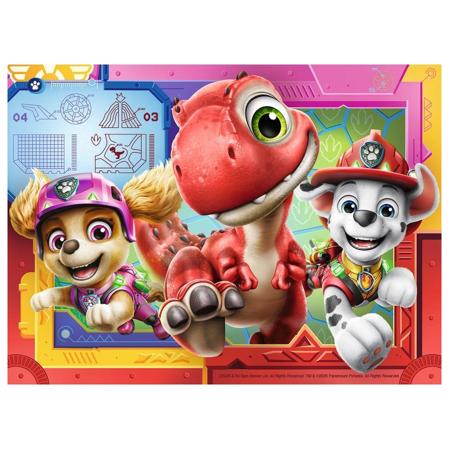 Paw Patrol Dino Movie puzzle 12-16-20-24pcs product photo