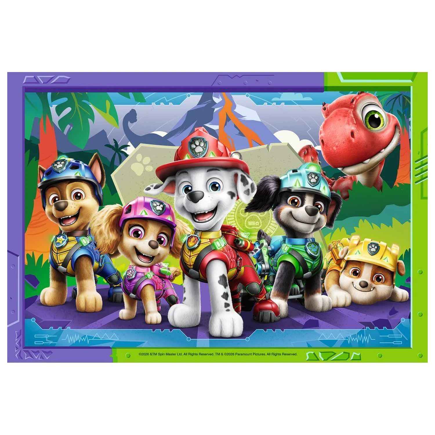 Paw Patrol Dino Movie puzzle 2x12pcs product photo