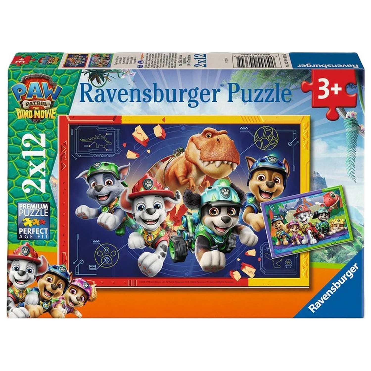 Paw Patrol Dino Movie puzzle 2x12pcs product photo