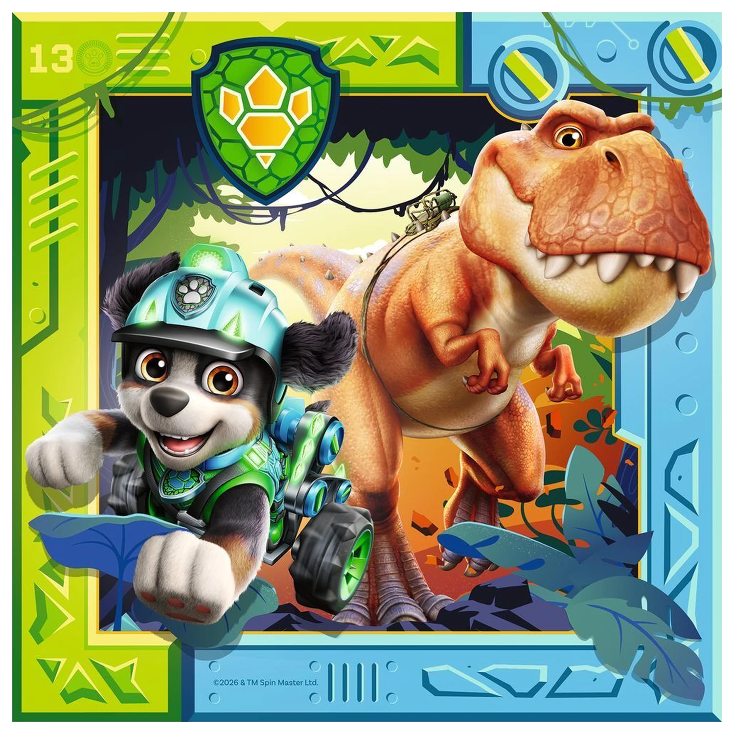 Paw Patrol Dino Movie puzzle 3x49pcs product photo