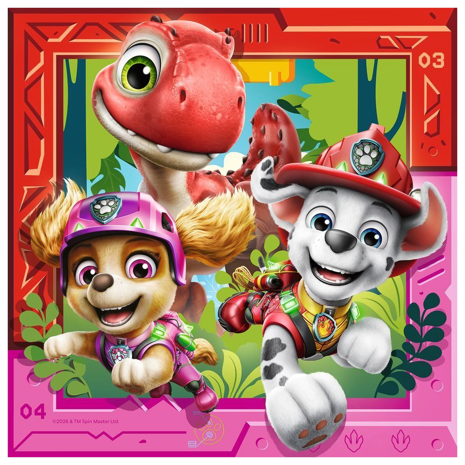 Paw Patrol Dino Movie puzzle 3x49pcs product photo