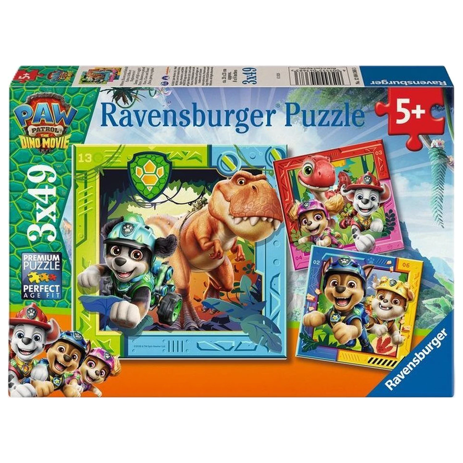 Paw Patrol Dino Movie puzzle 3x49pcs product photo