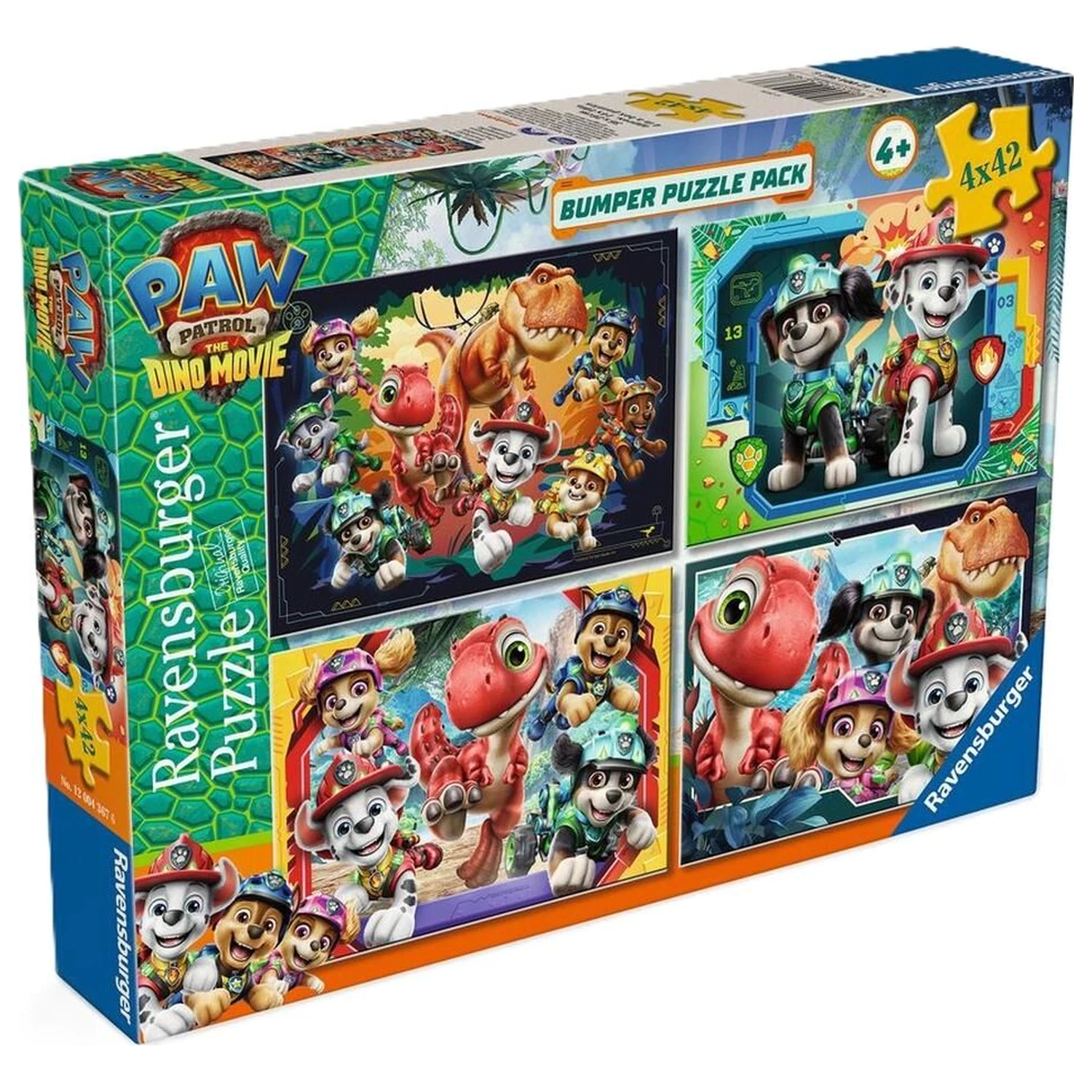 Paw Patrol Dino Movie puzzle 4x42pcs product photo