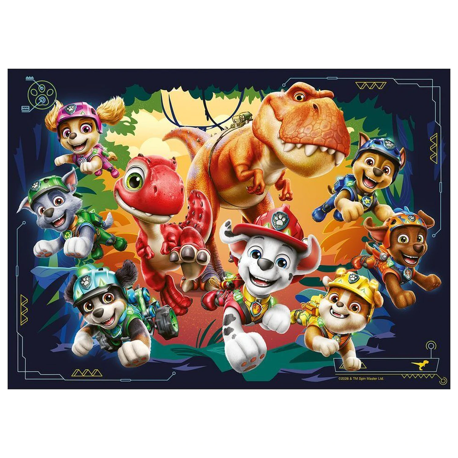 Paw Patrol Dino Movie puzzle 4x42pcs product photo
