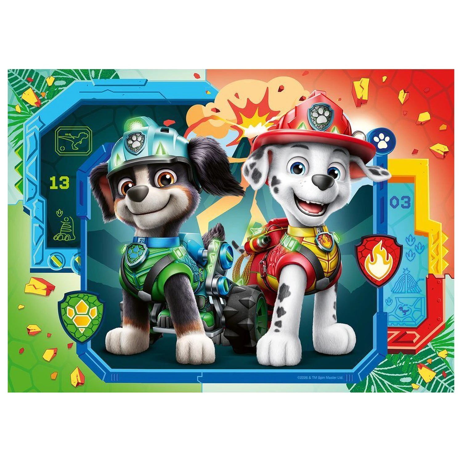 Paw Patrol Dino Movie puzzle 4x42pcs product photo