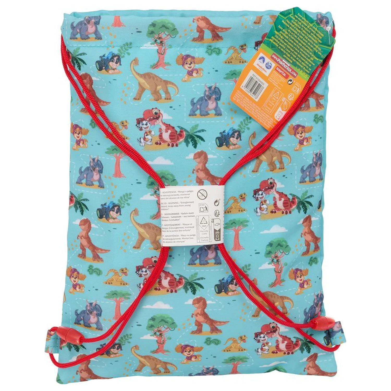 Paw Patrol Dino Rescue gym bag 34cm product photo