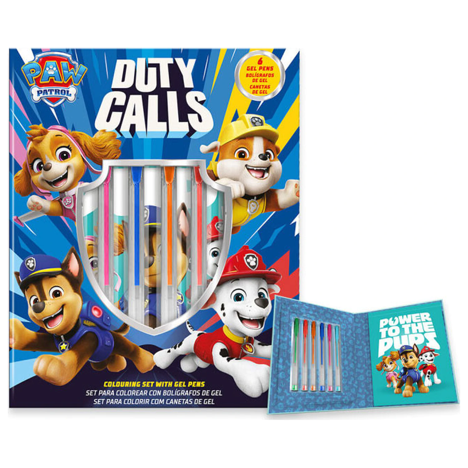 Paw Patrol Duty Calls Notebook and Gel Pen Set product photo