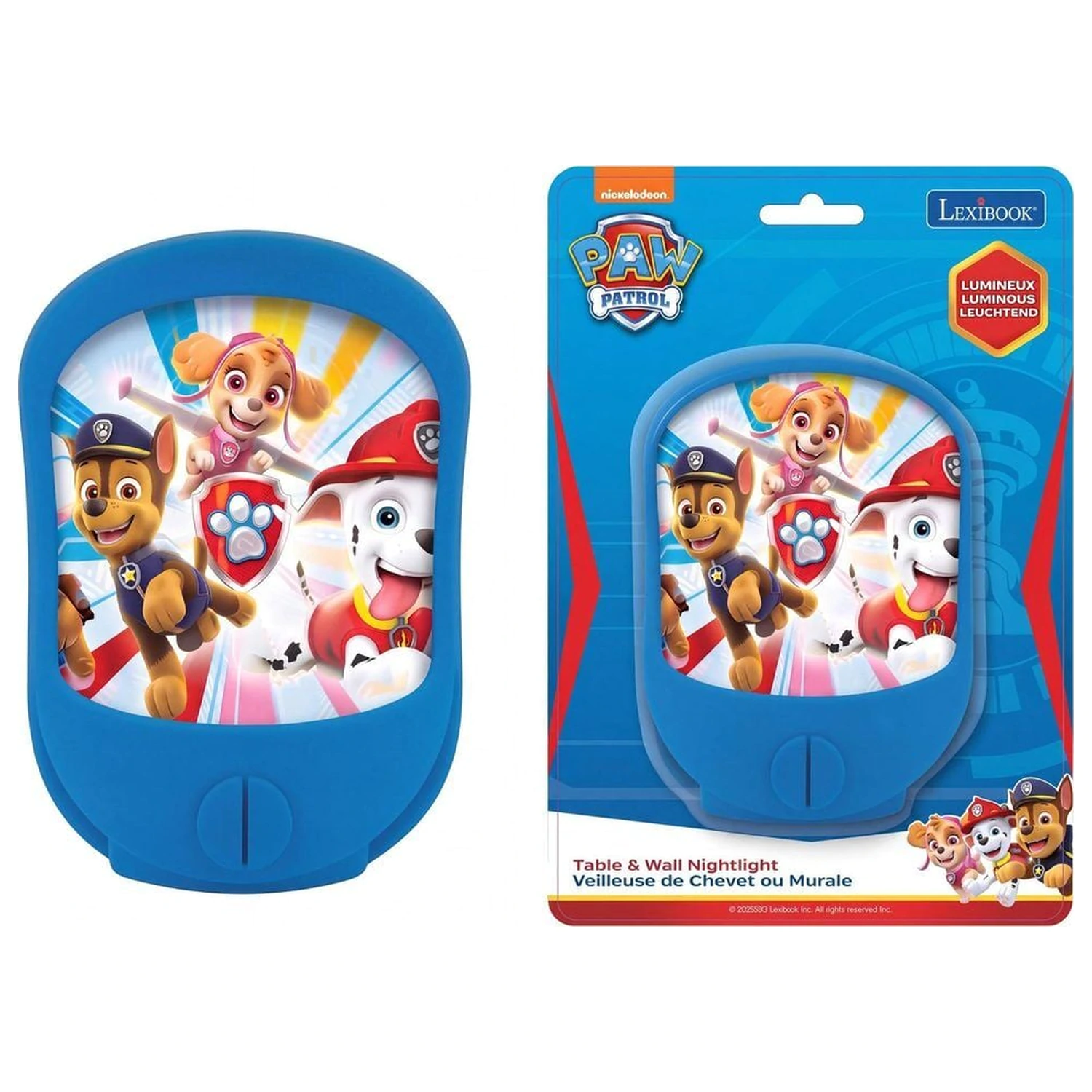 Paw Patrol Wall and Table Night Light product photo