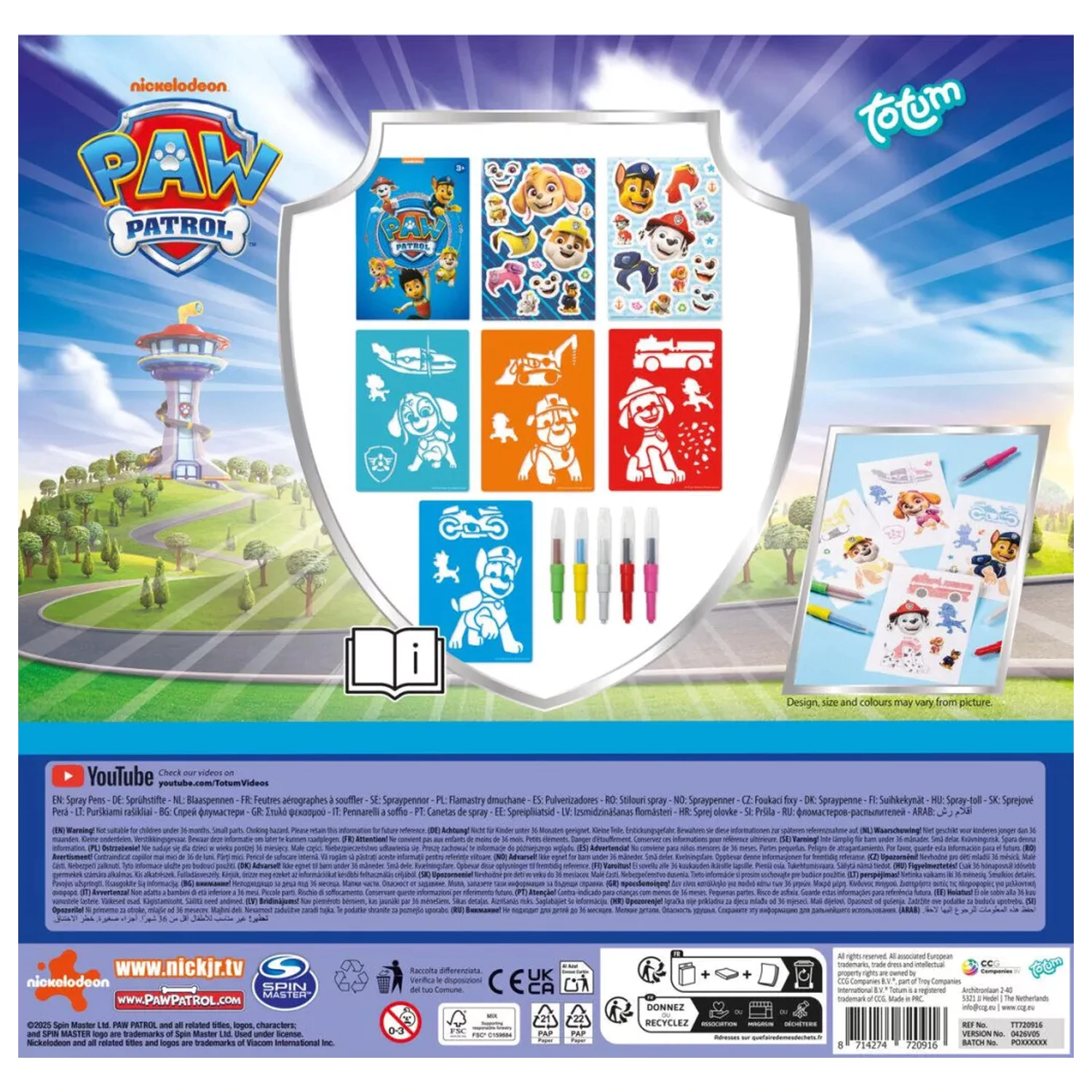 PAW Patrol Fun Magic Creative Set with Spray Pen product photo
