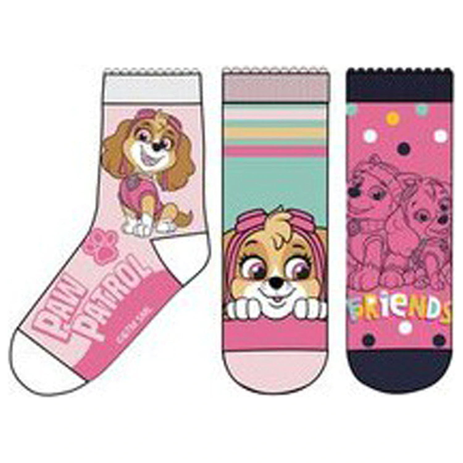 PAW Patrol Girls Kids Socks 23/26 product photo
