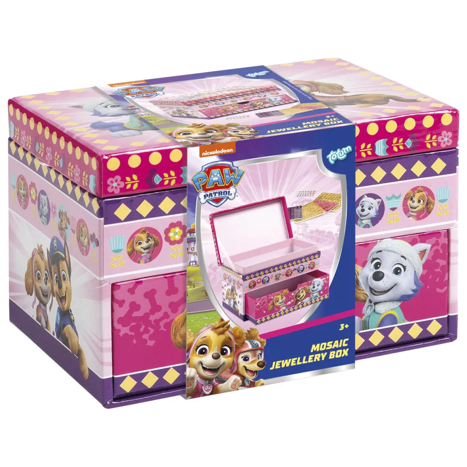 Paw Patrol Girls Mosaic Jewellery Box product photo