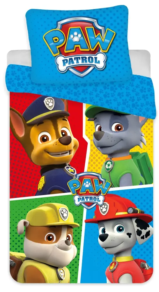 Paw Patrol Children's Duvet Cover 100x135cm, 40x60cm product photo