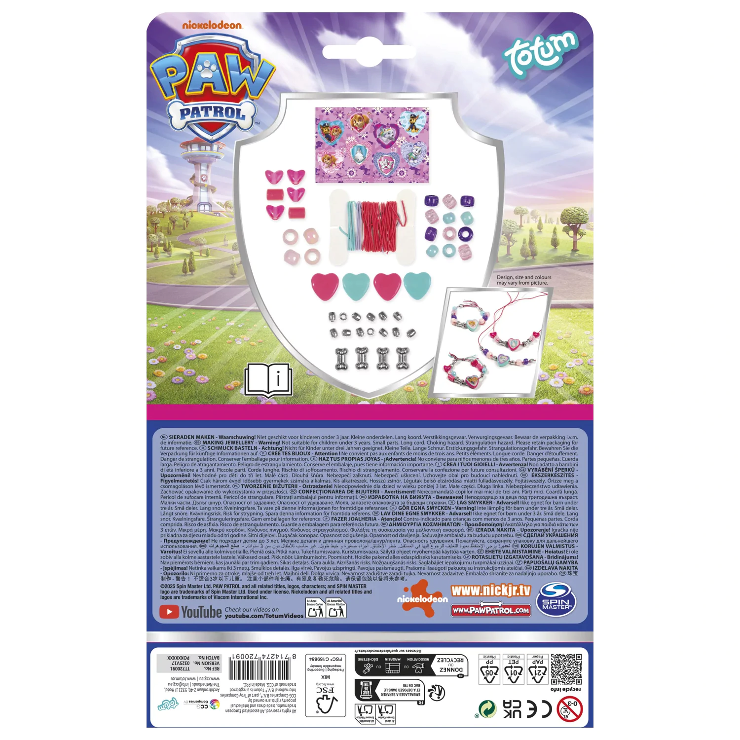 PAW Patrol Heart Jewelry Making Kit product photo