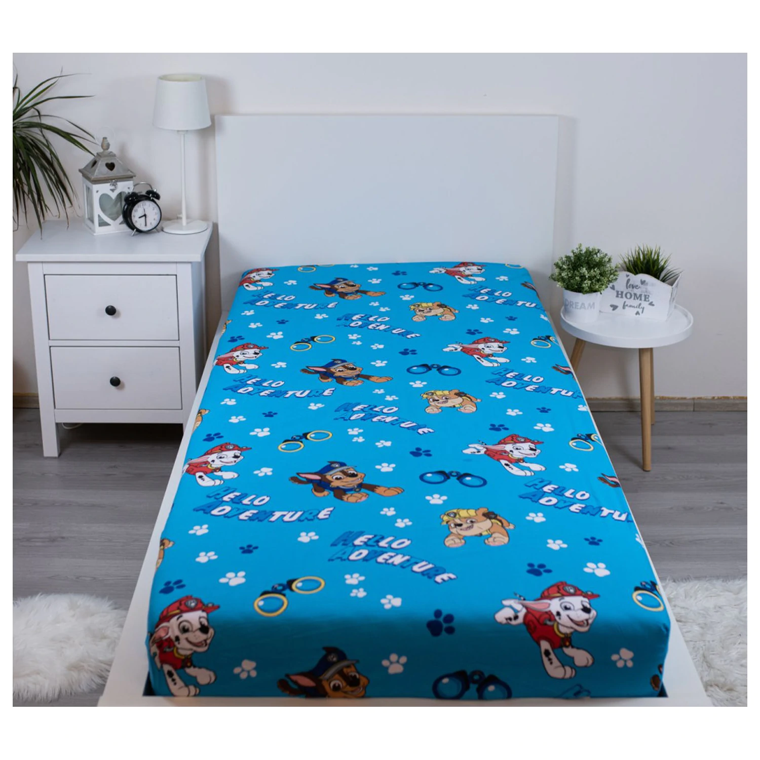 Paw Patrol Hello Adventure Fitted Sheet 90x200 cm product photo