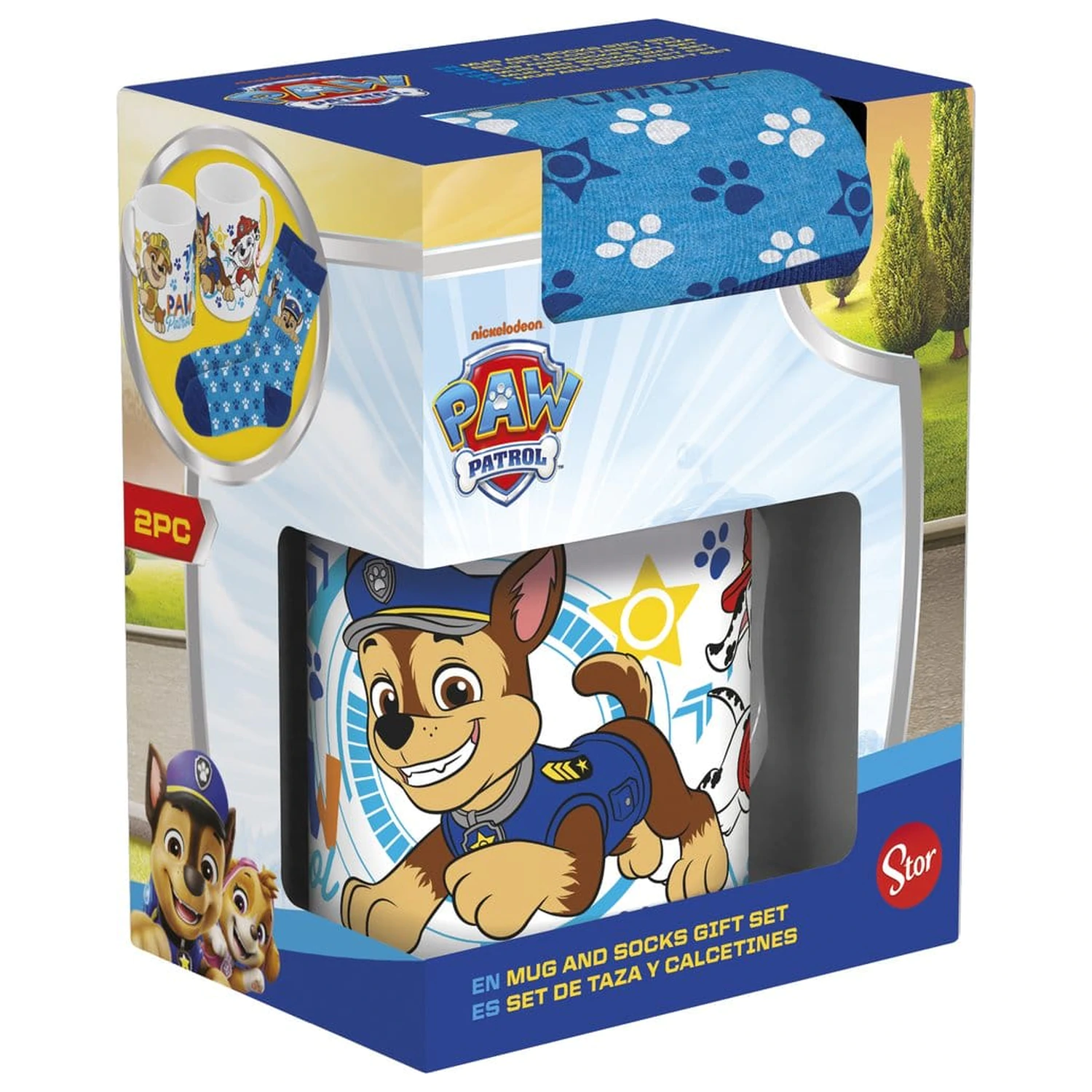 Paw Patrol Mug & Socks Set Icons product photo