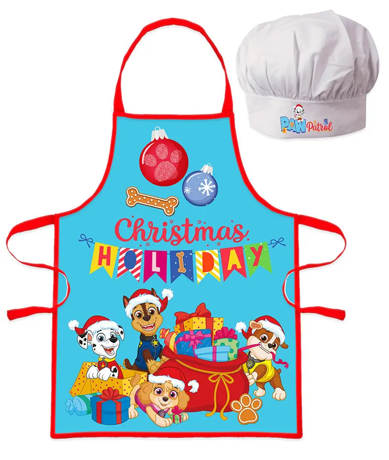 Paw Patrol Christmas Kids Apron 2-piece Set product photo