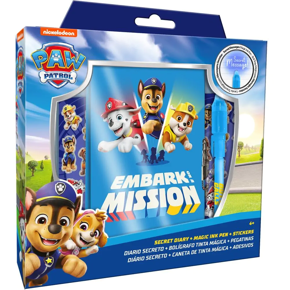 Paw Patrol Diary + magic pen termékfotó