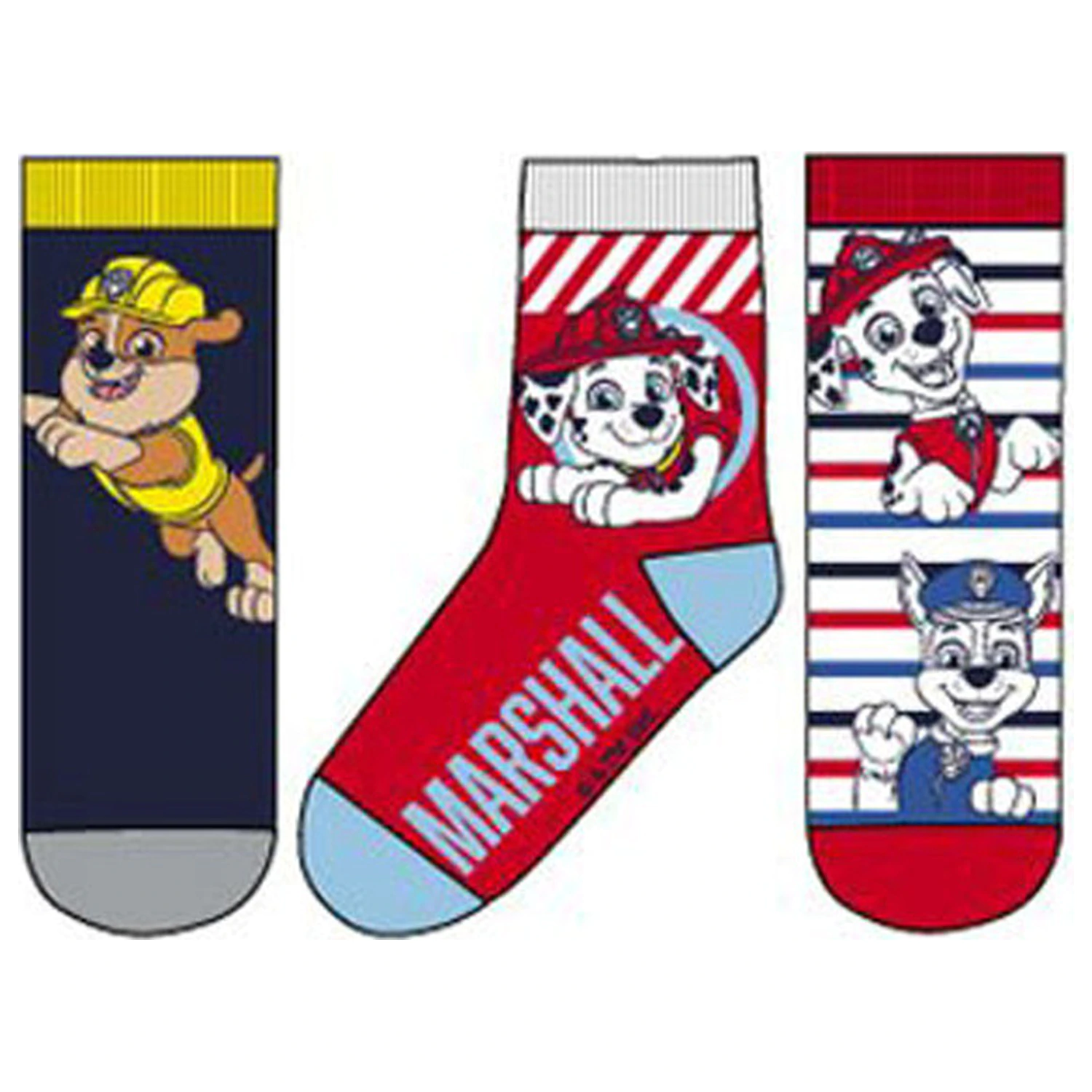 Paw Patrol Marshall, Rubble Kids' Socks 23/26 product photo