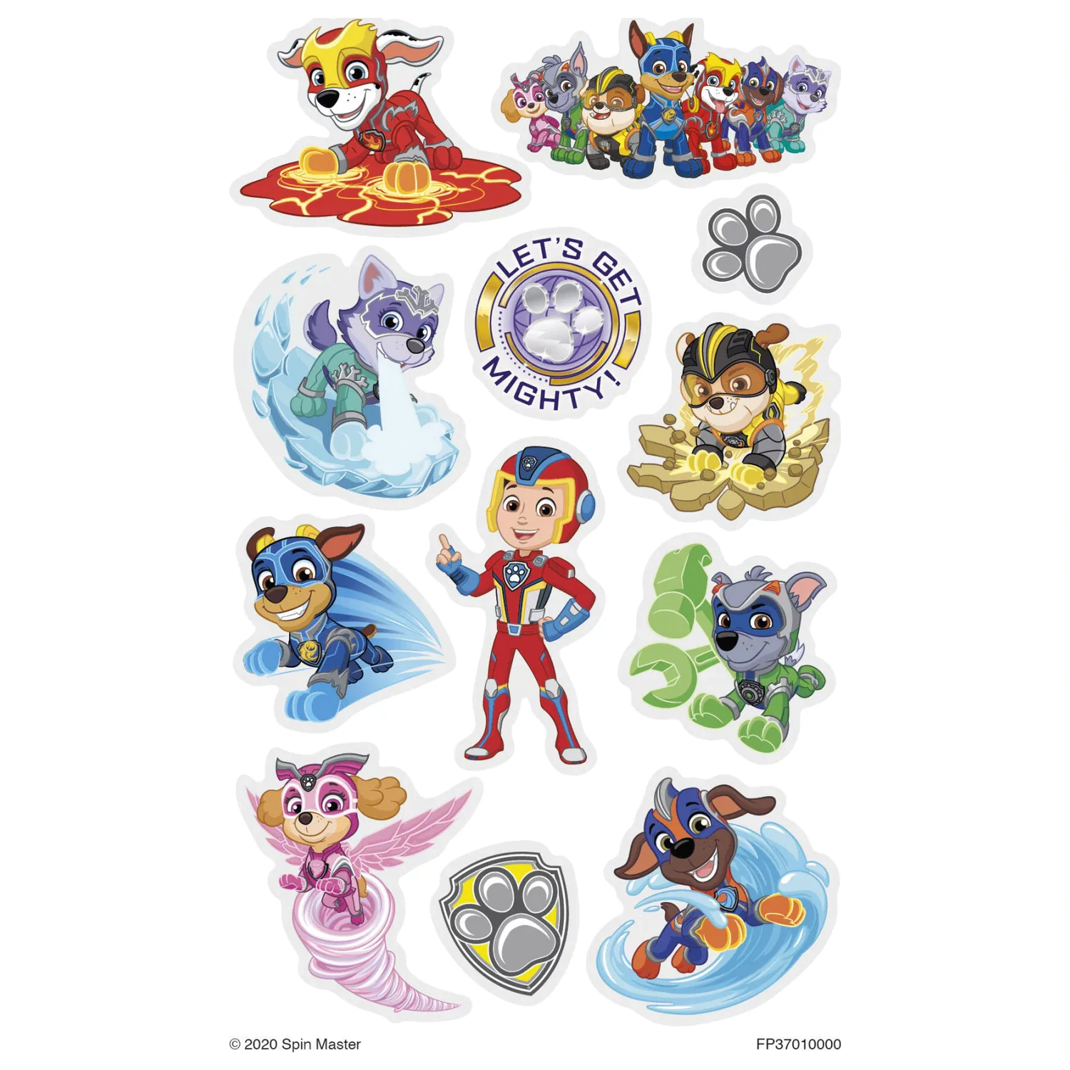 PAW Patrol Mighty tattoo 12-pack product photo