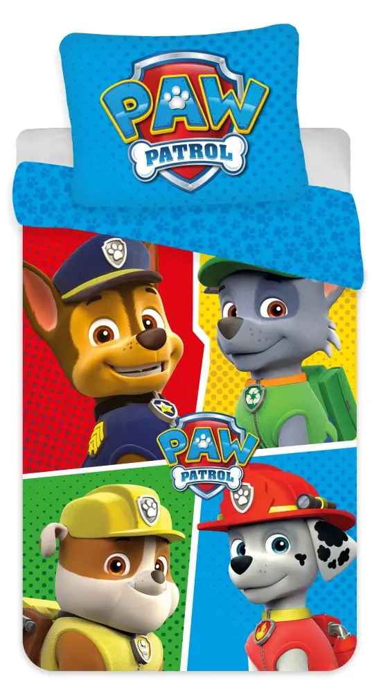 Paw Patrol Microfiber Duvet Cover 140x200cm, 70x90cm product photo