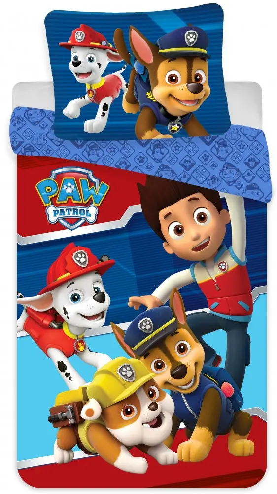 Paw Patrol Microfiber Duvet Cover 140x200cm, 70x90 cm product photo