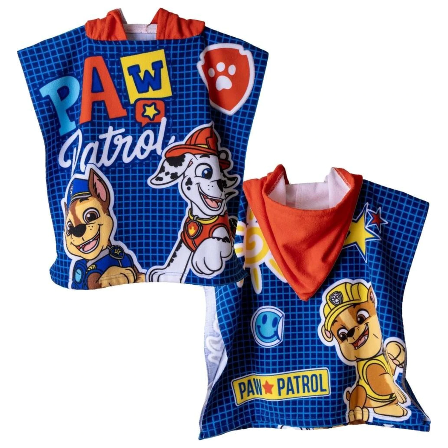 Paw Patrol microfiber poncho towel product photo