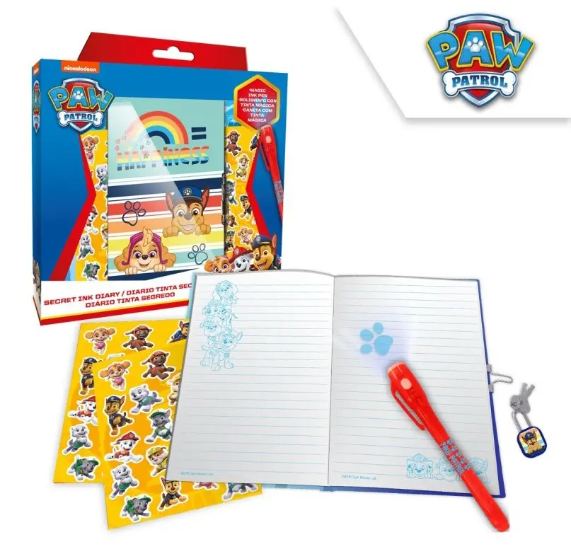 Paw Patrol Diary + magic pen product photo