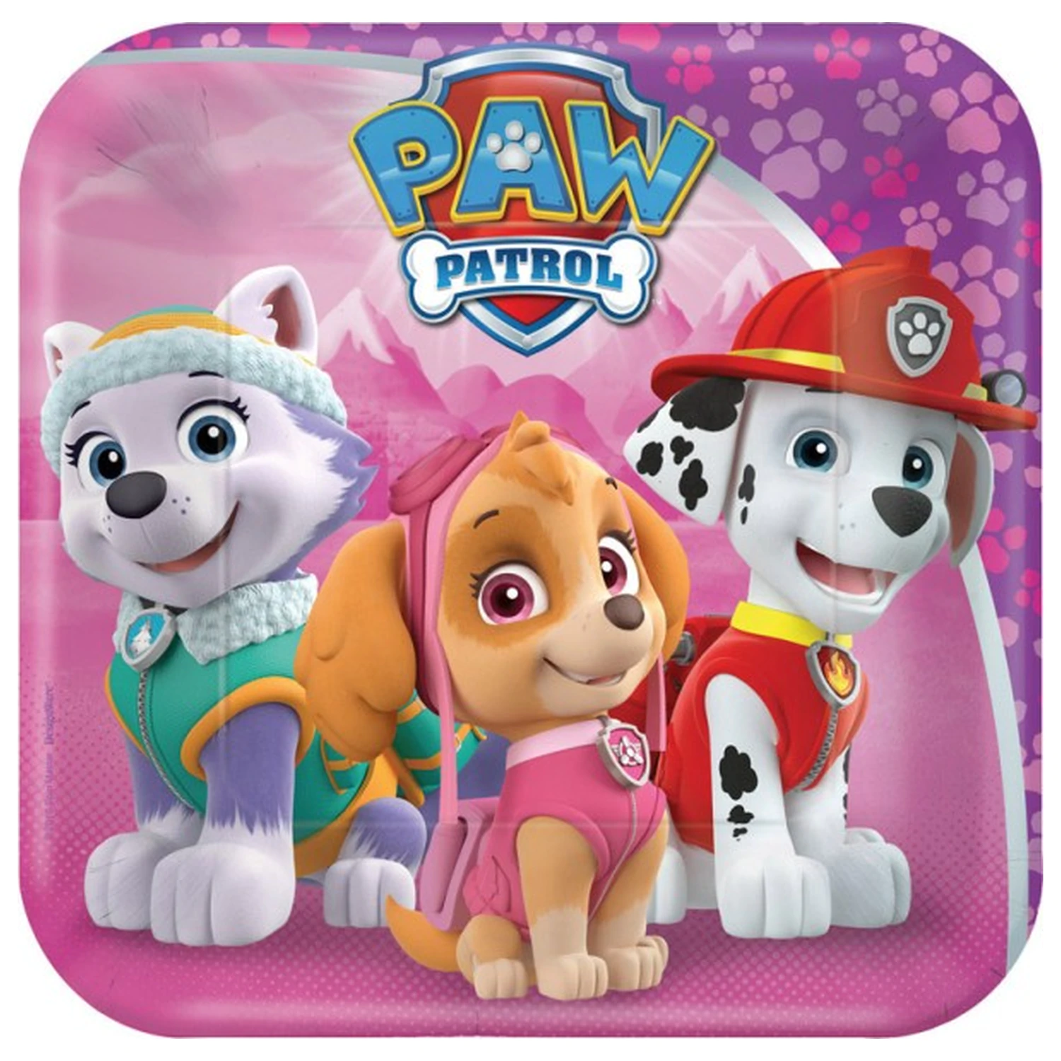 PAW Patrol Pink paper plates 8-piece 18 cm product photo