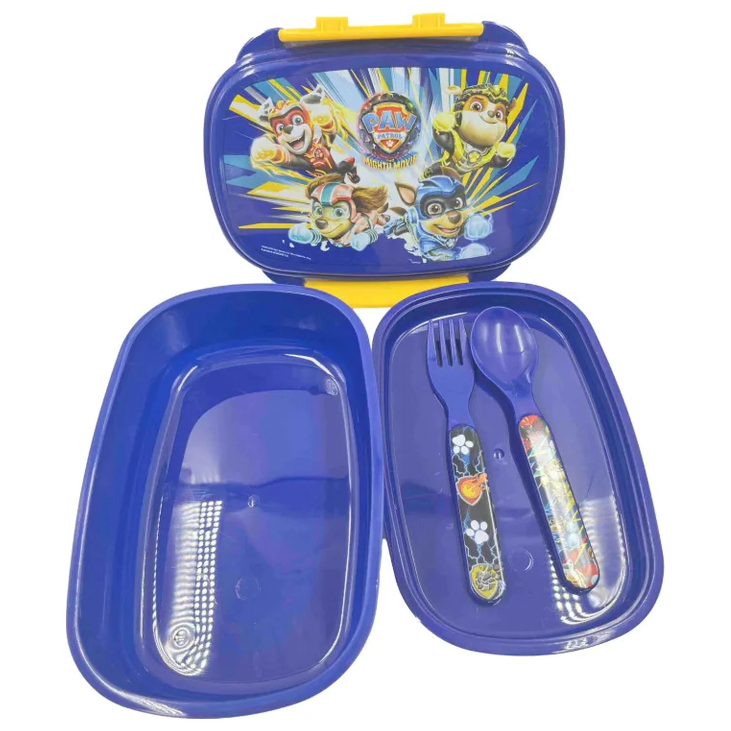 Paw Patrol Power Up Lunch Box + Cutlery Set product photo