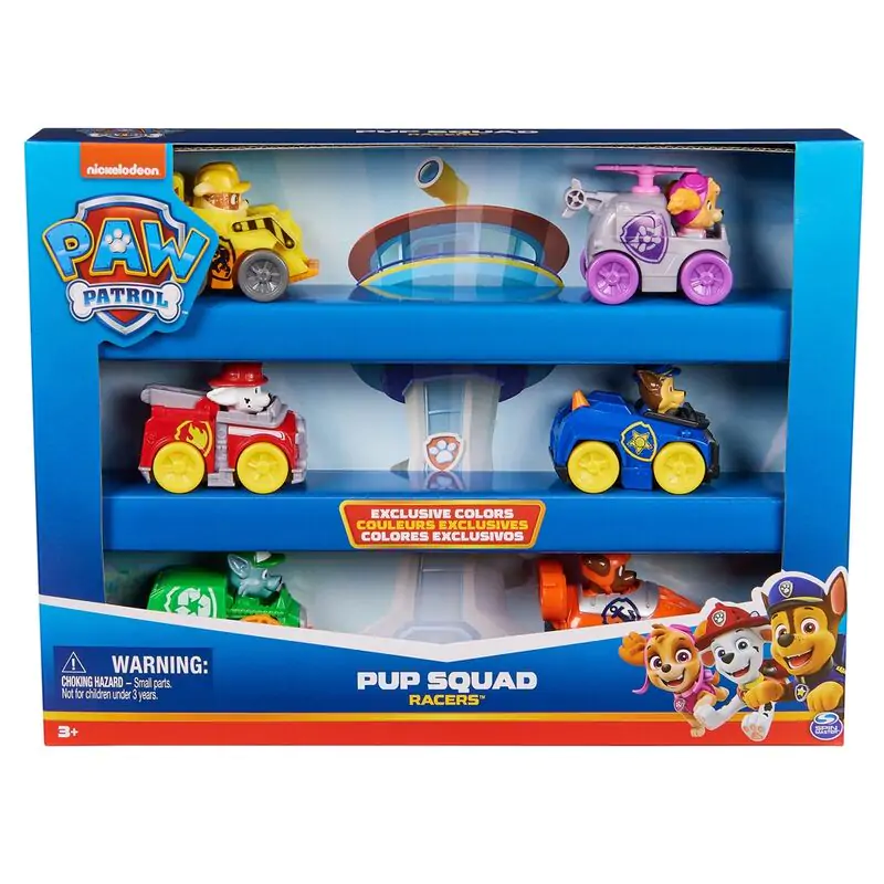 Paw Patrol Pup Squad Racer set 6 vehicles termékfotó