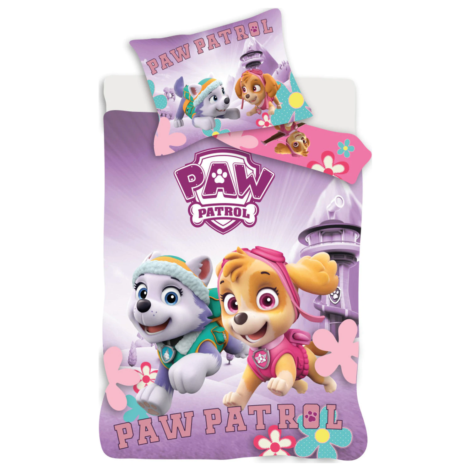 PAW Patrol Purple Kids' Toddler Duvet Cover product photo