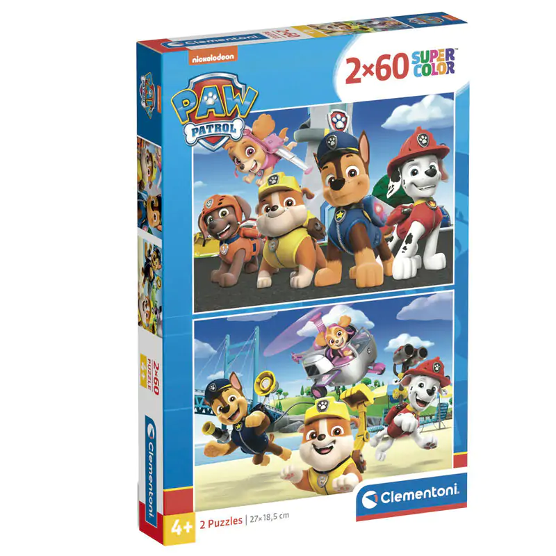 Paw Patrol puzzle 2x60pcs termékfotó