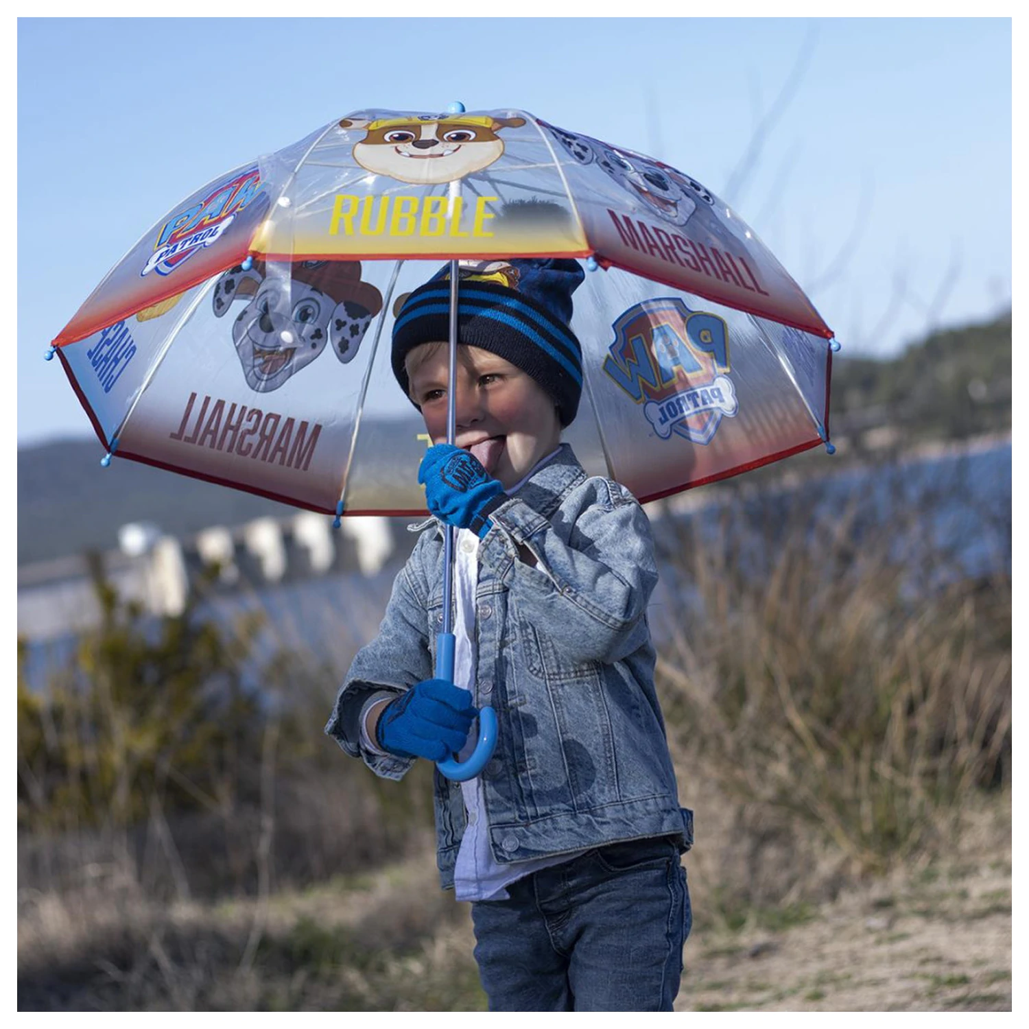 Paw Patrol Rain Guard Kids' Clear Umbrella Ø71 cm product photo