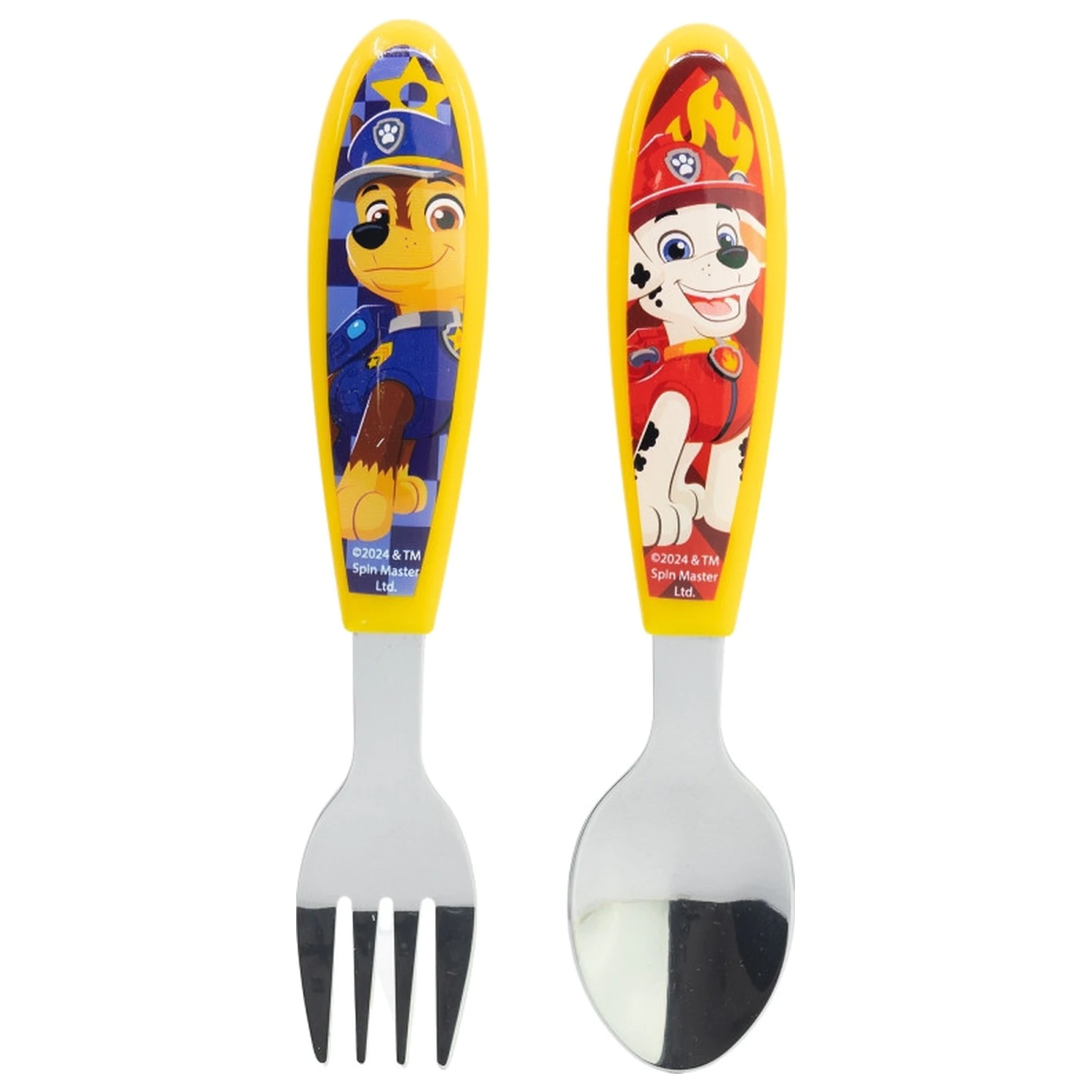 PAW Patrol Rescue Pups Metal Ergo Cutlery Set - 2 Piece product photo