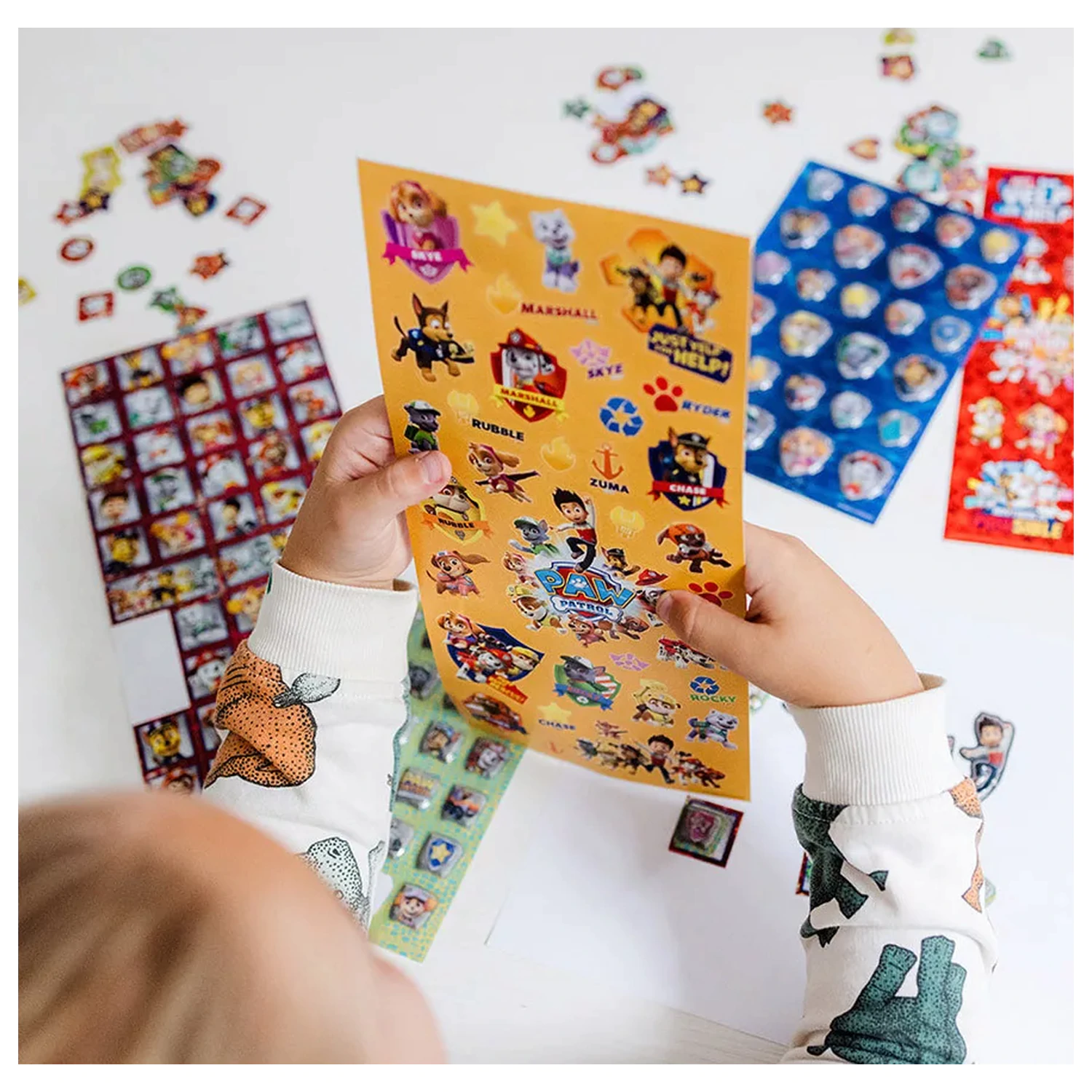 Paw Patrol Rescue Repeat Super Sticker Set with Toy product photo