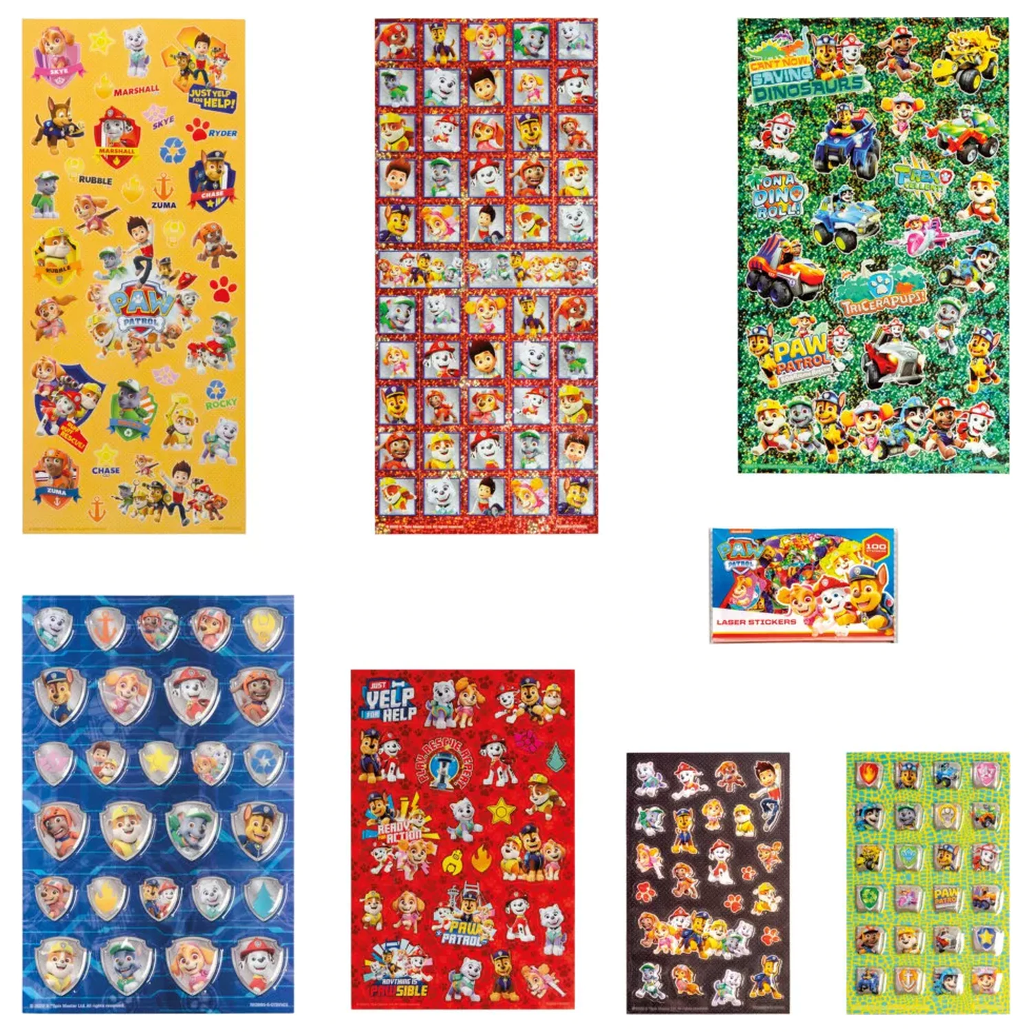 Paw Patrol Rescue Repeat Super Sticker Set with Toy product photo