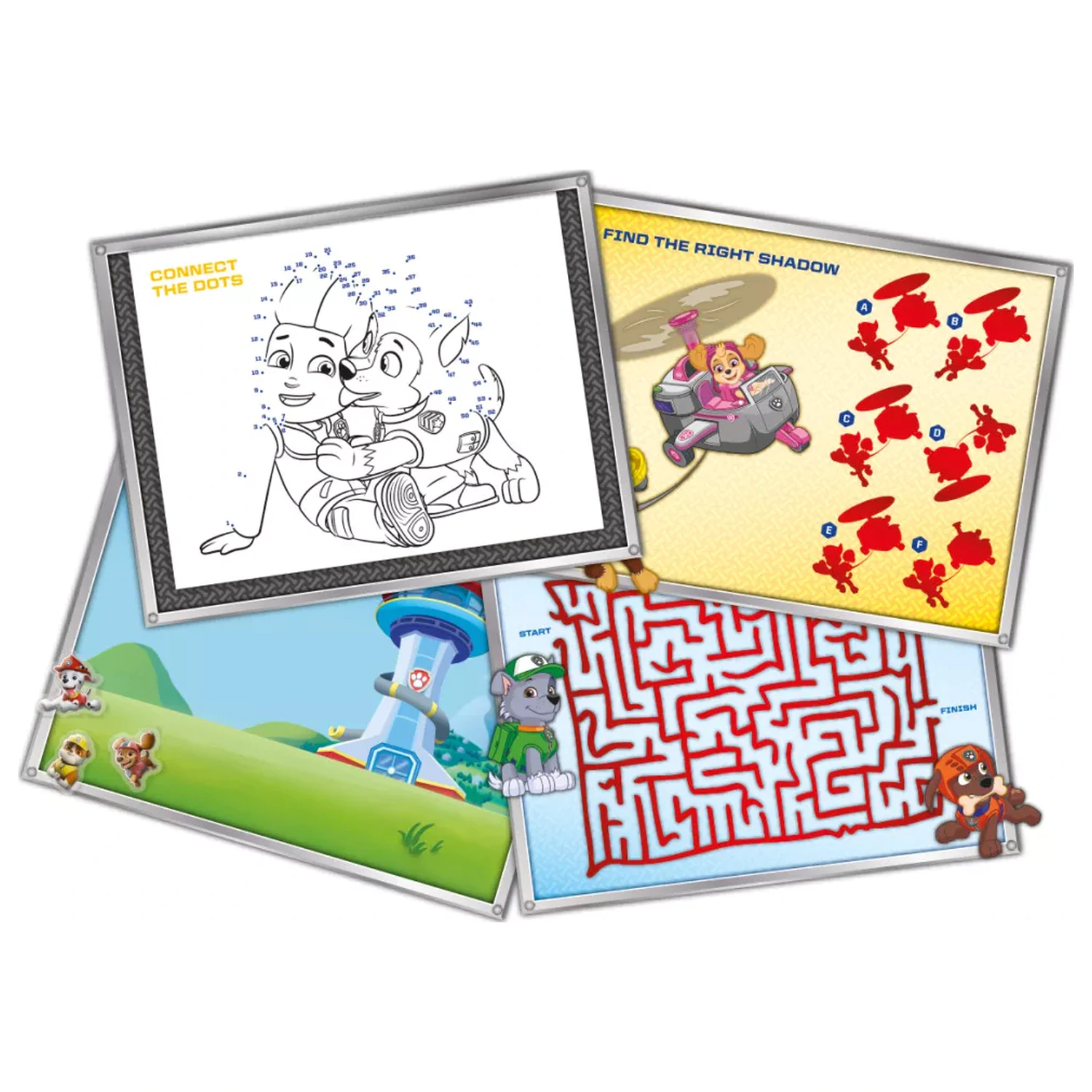 Paw Patrol Rescue Repeat Super Sticker Set with Toy product photo