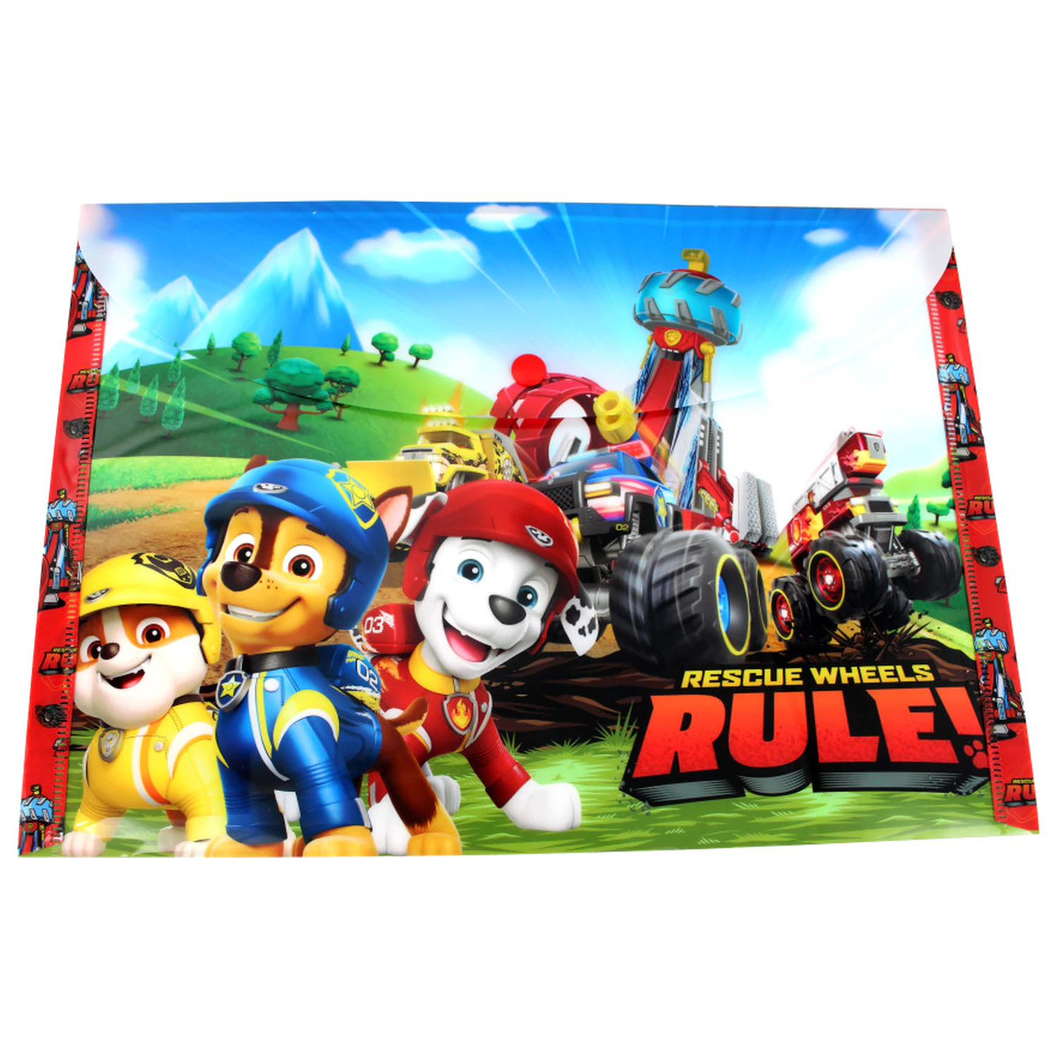 PAW Patrol Rescue Wheels A4 Document Holder Bag product photo