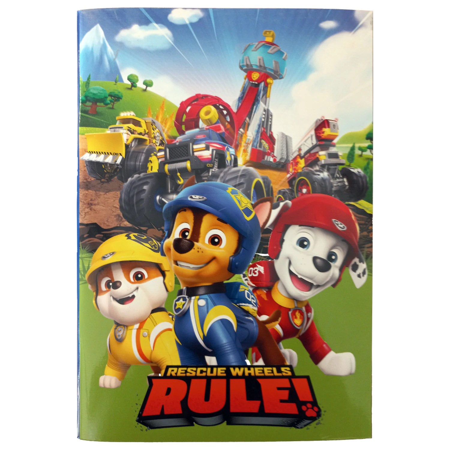 Paw Patrol Rescue Wheels B/5 Lined Notebook 40 Sheets product photo