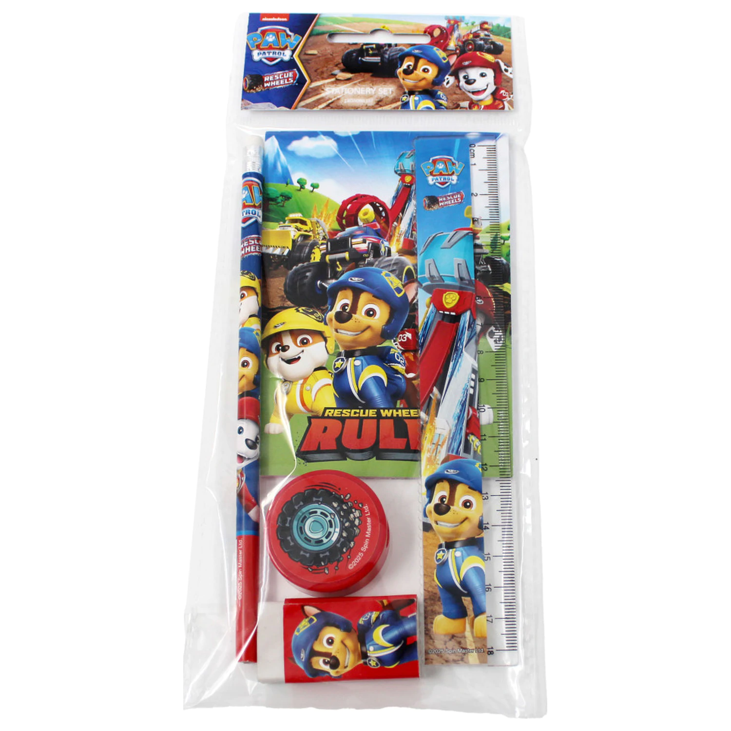 PAW Patrol Rescue Wheels Stationery Set 5-piece product photo