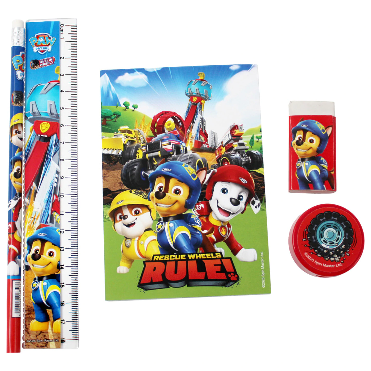 PAW Patrol Rescue Wheels Stationery Set 5-piece product photo