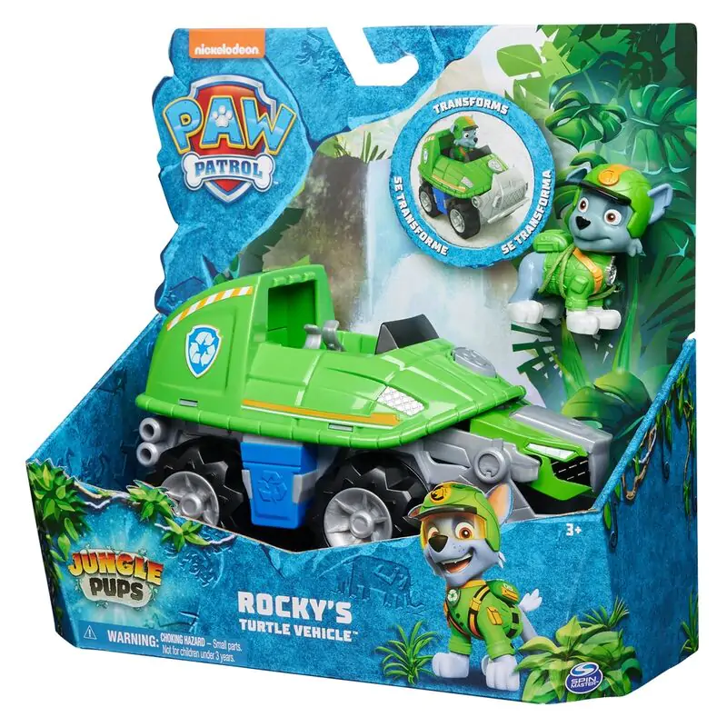 Paw Patrol Rocky Jungle Pups vehicle pack figures termékfotó