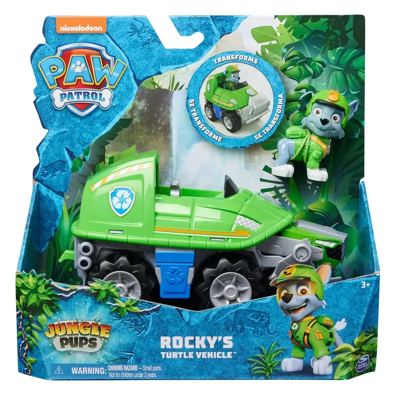 Paw Patrol Rocky Jungle Pups vehicle pack figures termékfotó