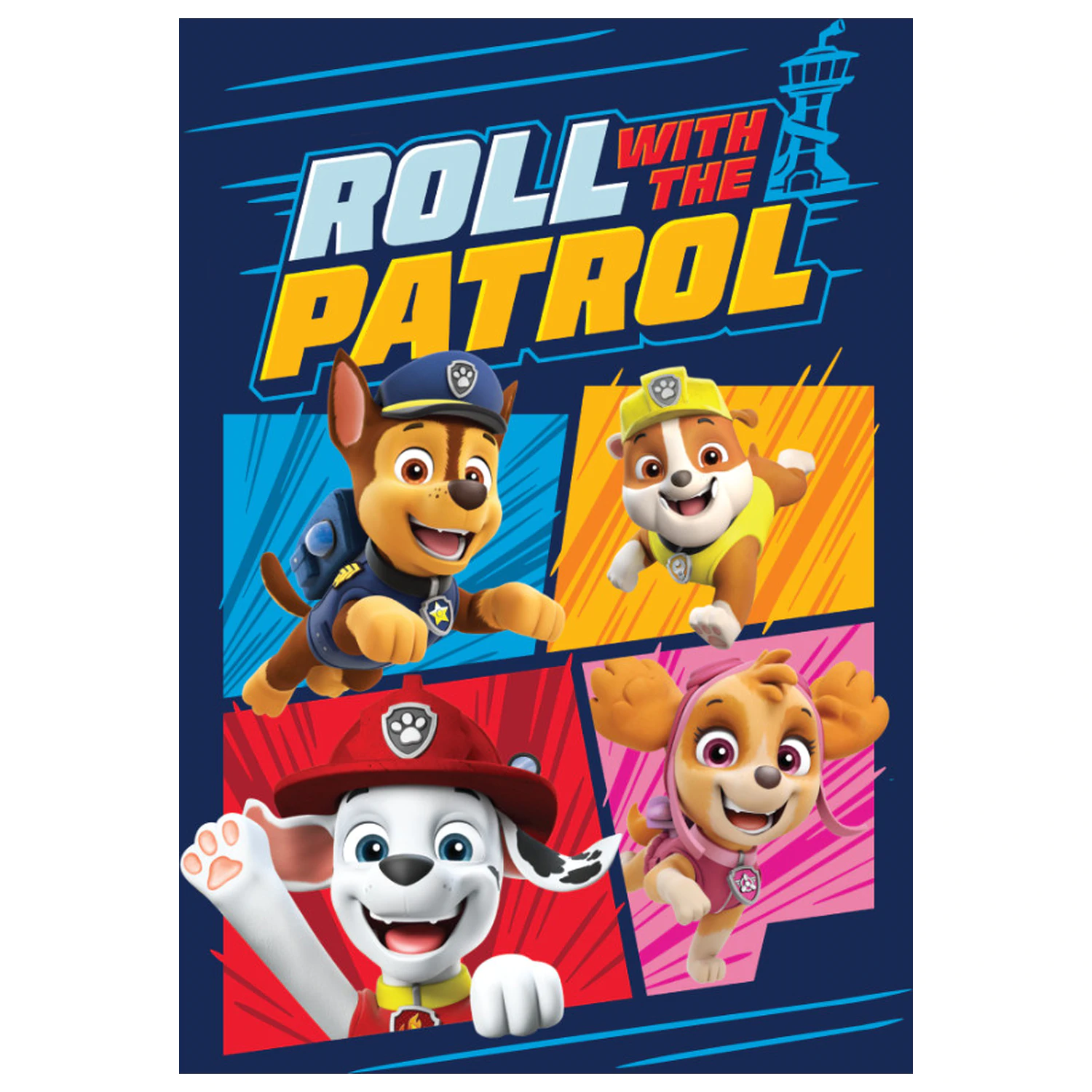 Paw Patrol Roll fleece blanket product photo