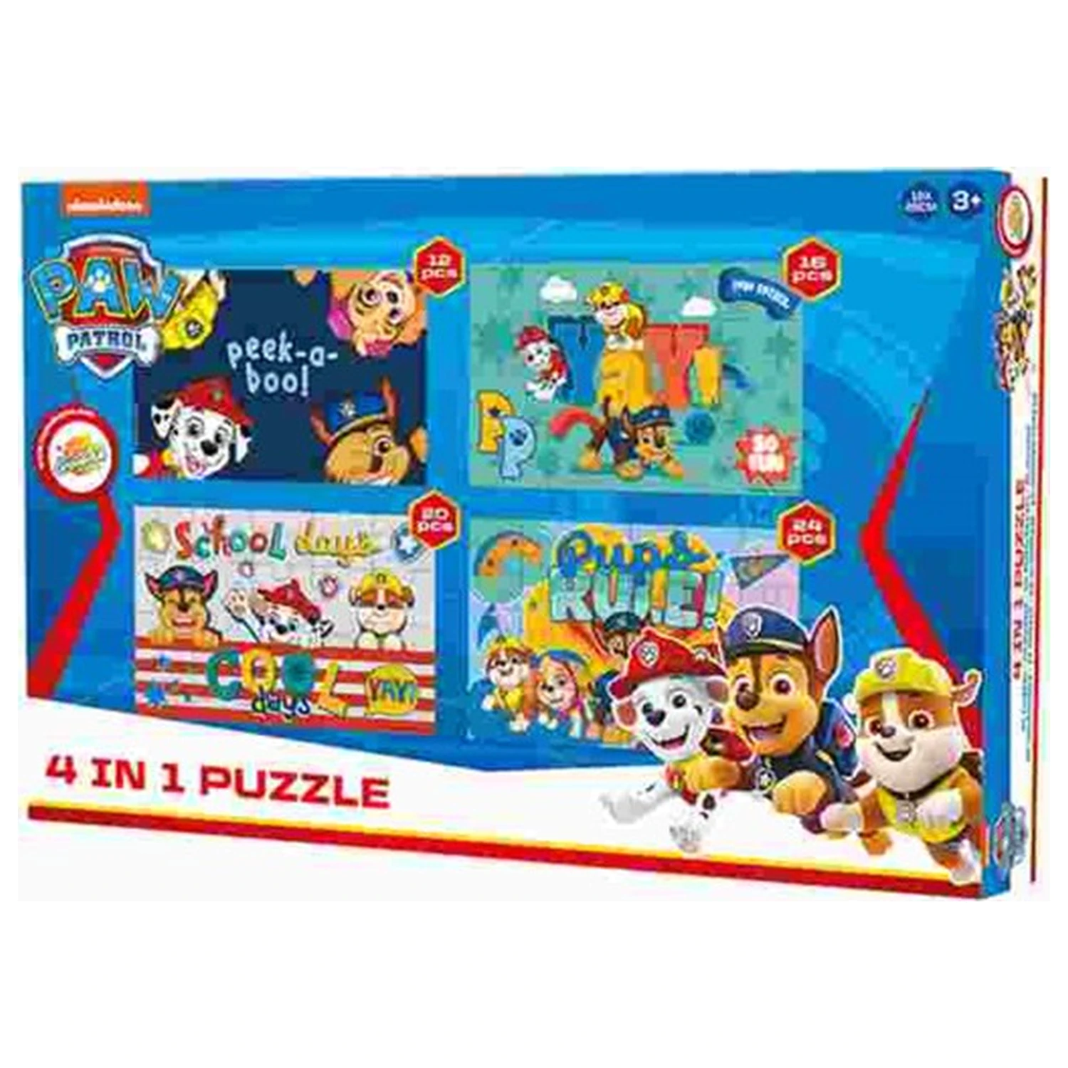PAW Patrol School Days 4-in-1 Puzzle product photo