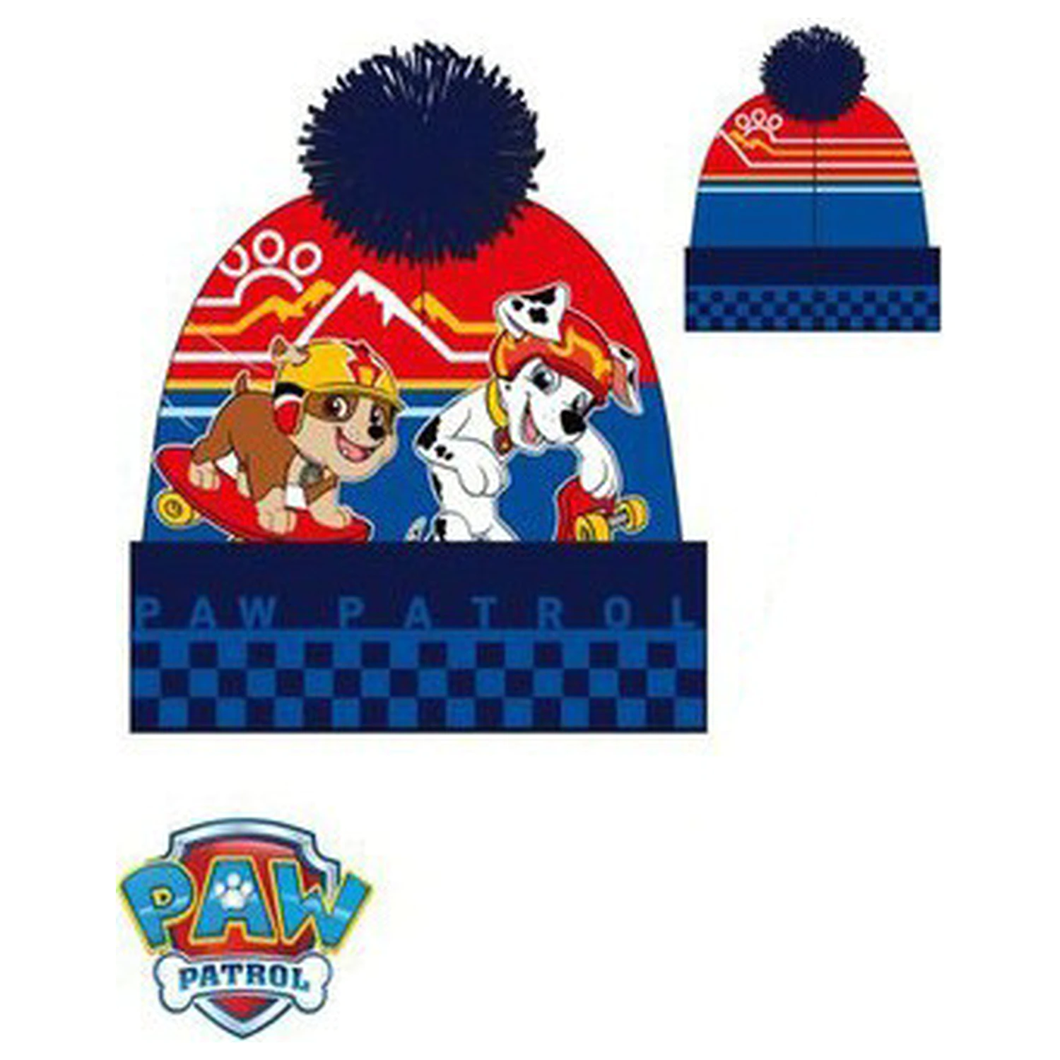 Paw Patrol Skateboard Blue Kids Cap 52 cm product photo